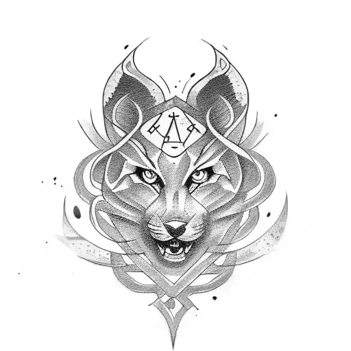 Tatto With Family Symbol