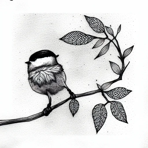 Chickadee Branch Leaf