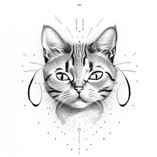 A Cat Paw Print Inside An Infinity Symbol