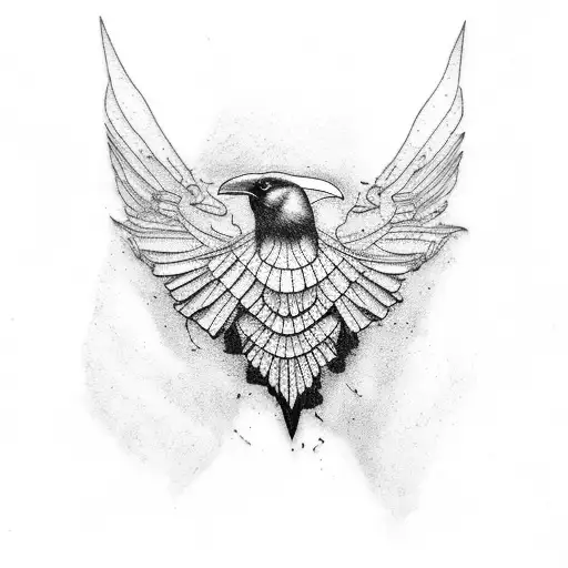 Raven Standing On Scales