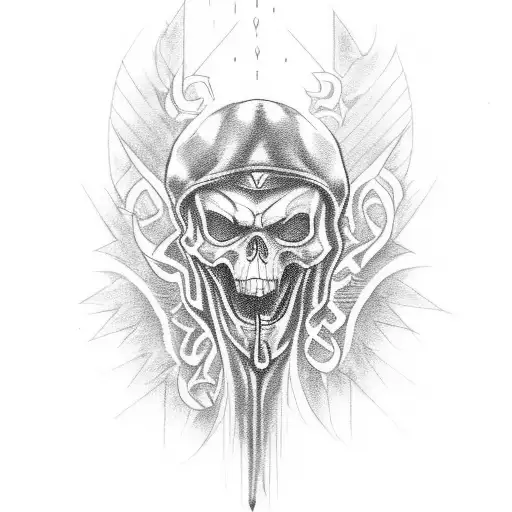I Want An Evil Tattoo Like A Biker