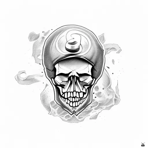 Skull With Coffee As Programmer