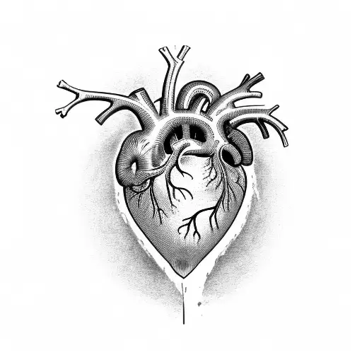 A Human Heart With An Acacia Tree Rooting In The Heart