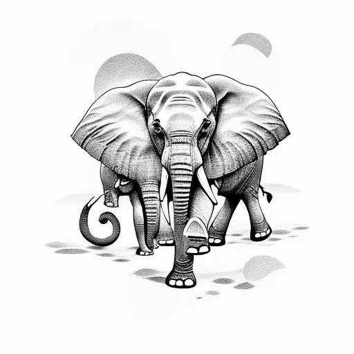 Elephant Riding Moped