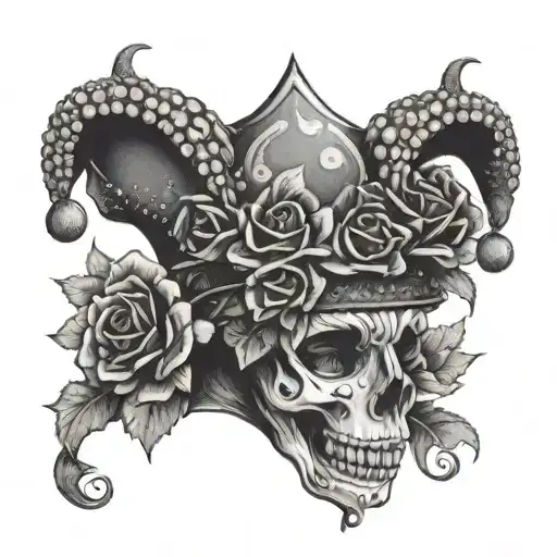 Jester Hat With Flower Crown