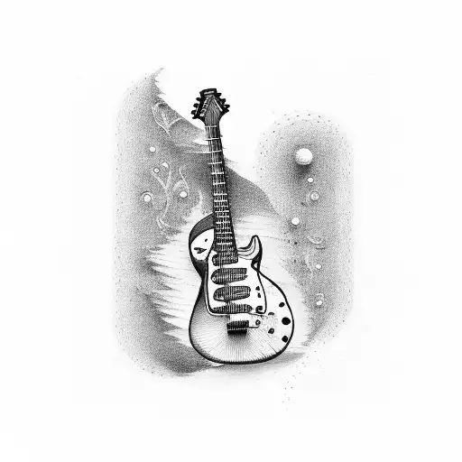 Guitar With The Number 206 Inside