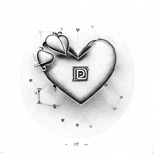 Binary Code Forming A Heart Shape With The Word 'Family'