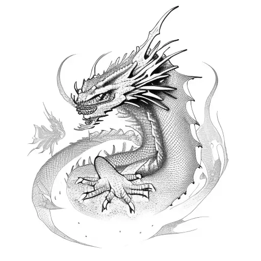 Dragon Sky Maunt Water