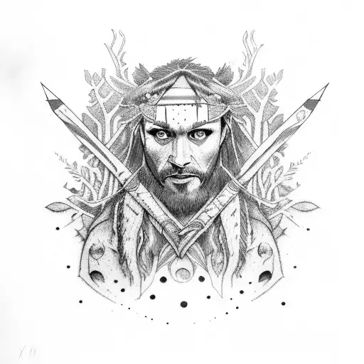 Forest Shaman With Spear