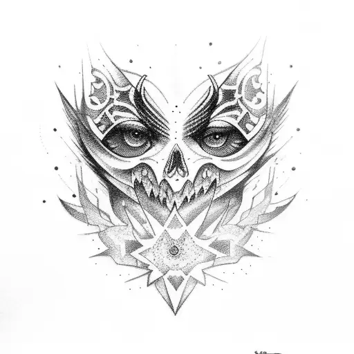 Backtattoo With Crow