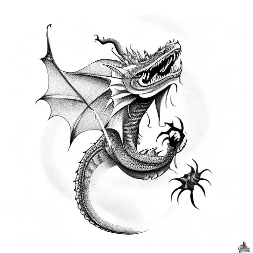 A Quote With A Dragon