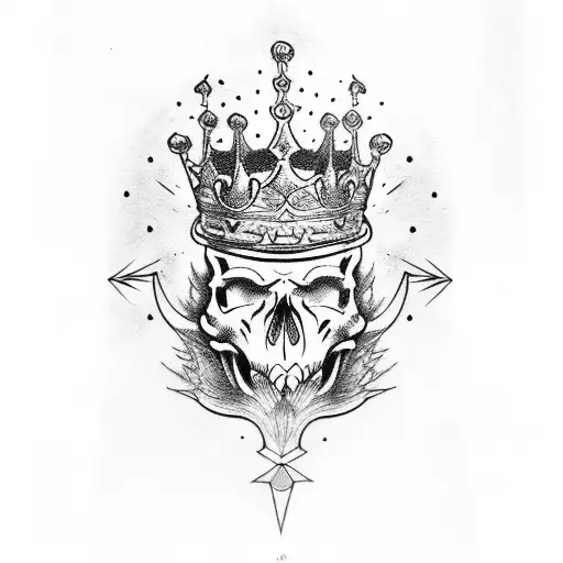 King's Skull And Crown