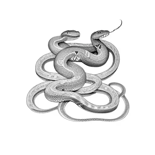Snake Tangling A Closed Book