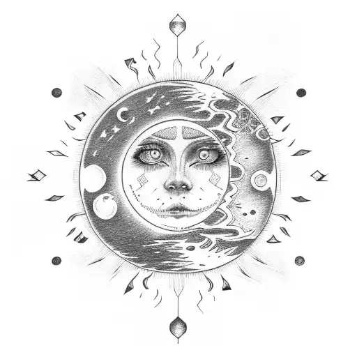 The Sun In Moon And Black Cancer