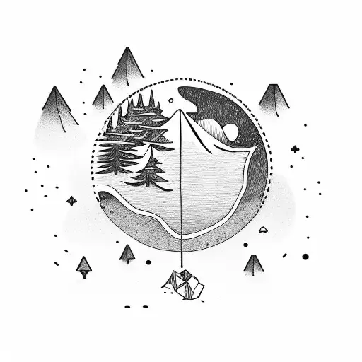 Camping In The Mountains