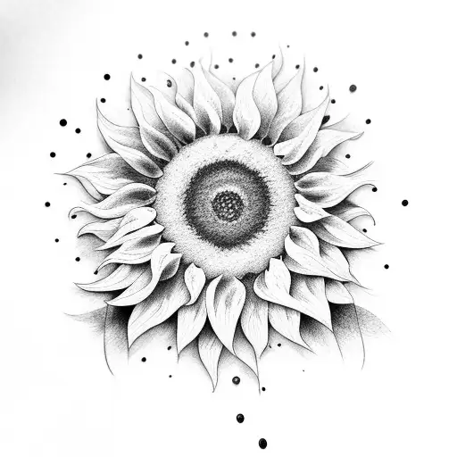 Name With Sunflower And A Heart