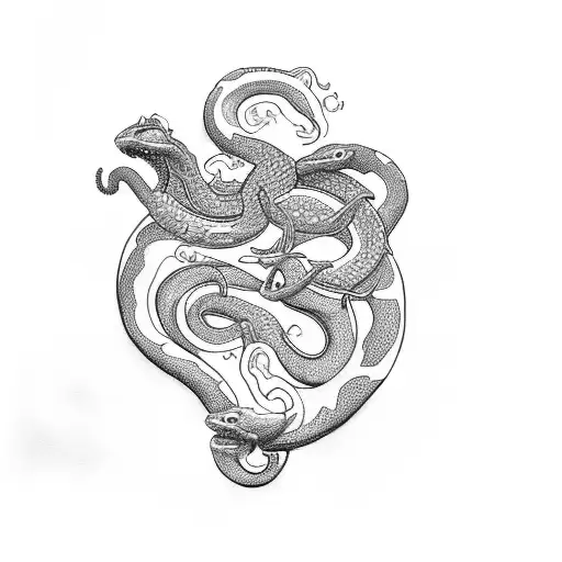 A Man Catching A Snake