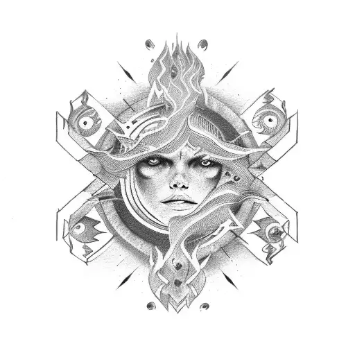 Hollow Sun With Fire Trail