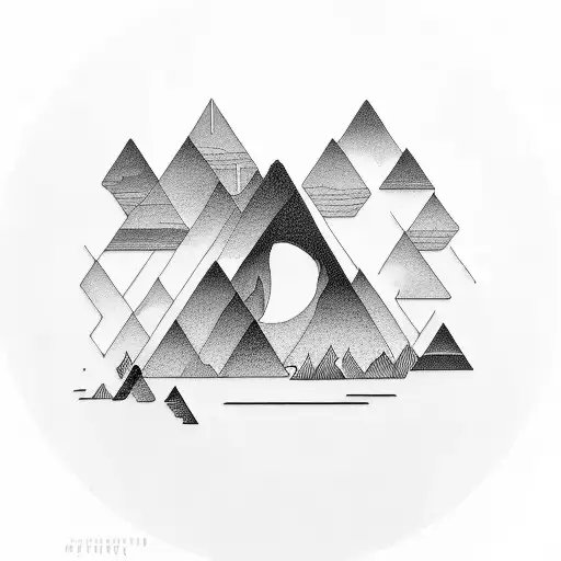 Baby Boy Ezra Christopher Mountains Woodland Triangles Clock