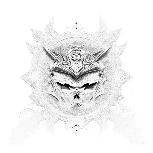 A Mountain Peak Composed Of Intricate Metal Band Logos