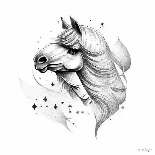 Horse Chassing Eagle