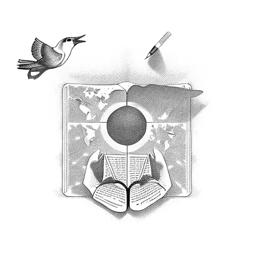 Person Playing Chess And Reading A Book In Birds Eye Point Of View