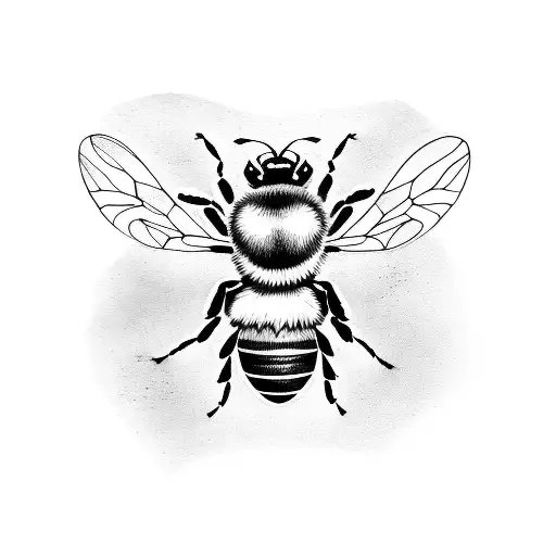 Bee With Exposed Ribcage