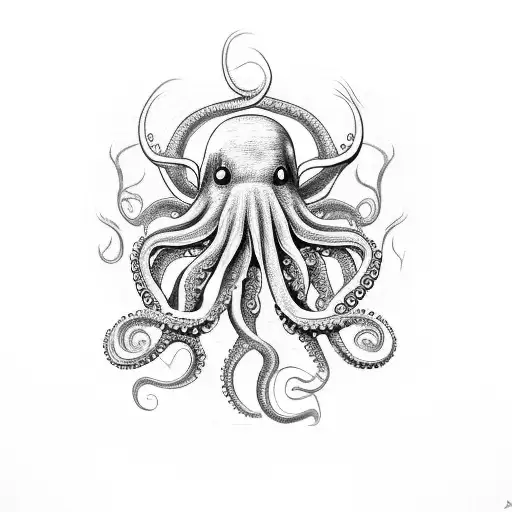 Octopus With Watch And Date