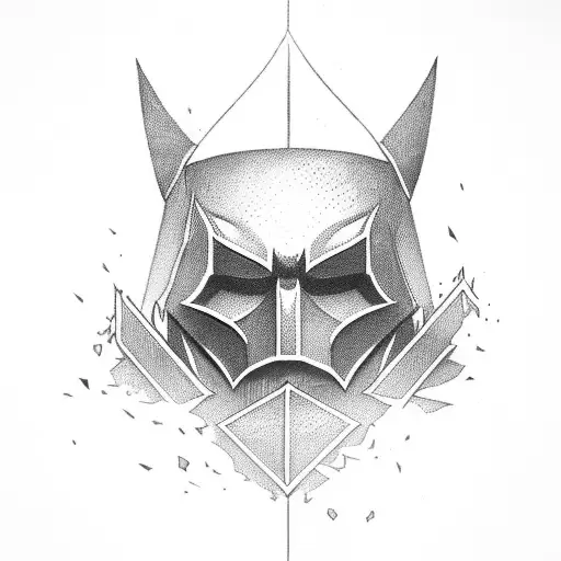 Dark Knight Wielding A Sword Of Shadows