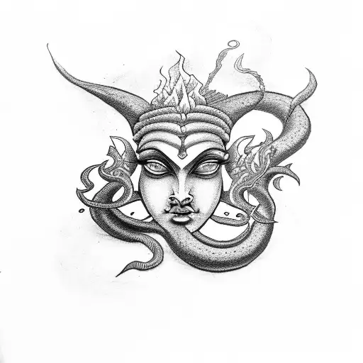 Mahadeva With Fire