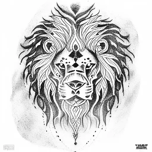 Chelsea Fc Tattoo Black With A Lion