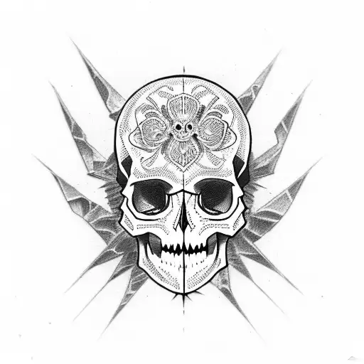Skull And Quote