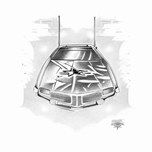 Dallas Cowboys Delorean Car