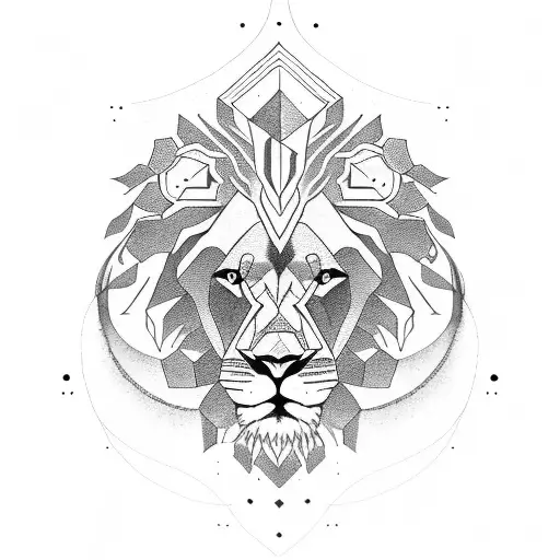 Lion Red Triangle Source Code Techno Balance