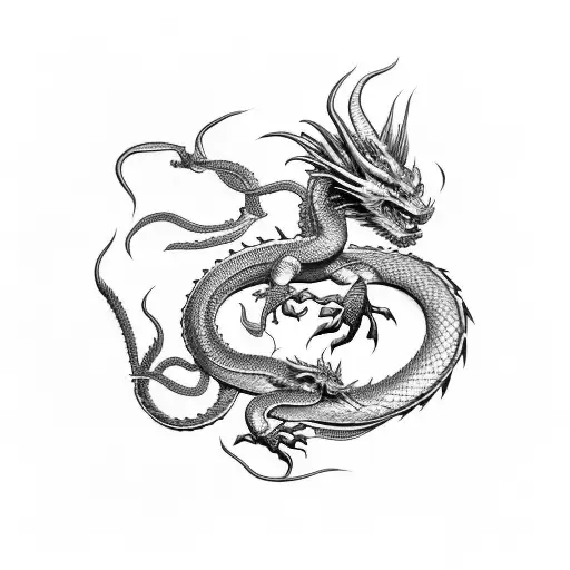 Dragon Whit Snake