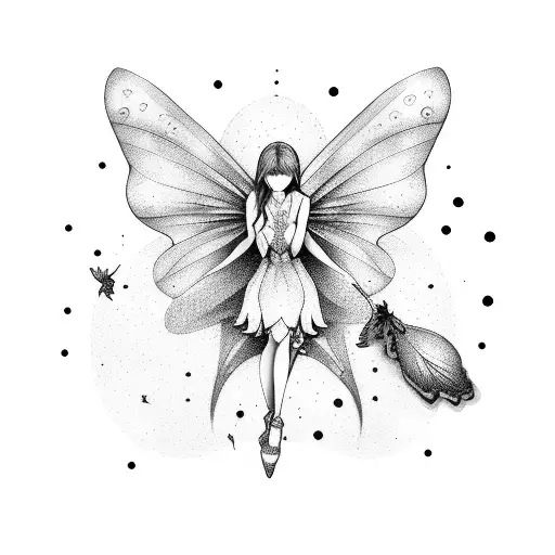 Fairy Blowing Fairy Dust