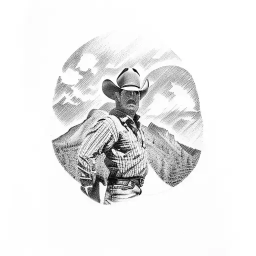 Alberta Cowboy In Rolling Hills