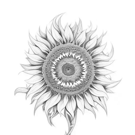 Gavle With A Sunflower