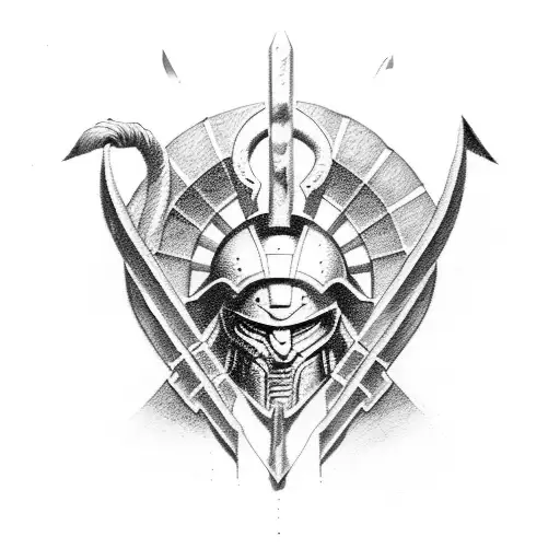 Spartan And Greek Statue