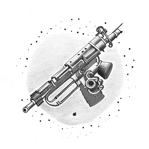 A Gun Combine With Trumpet