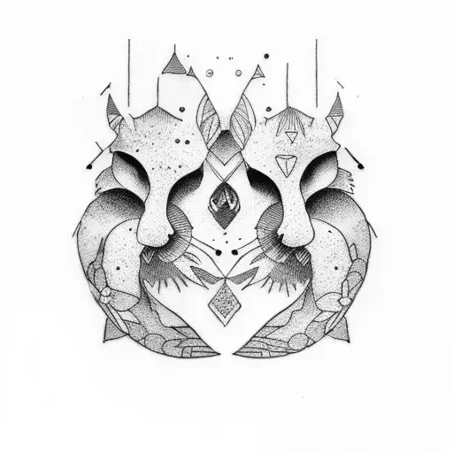 Small Aesthetic Matching Tattoo For 3 Sisters