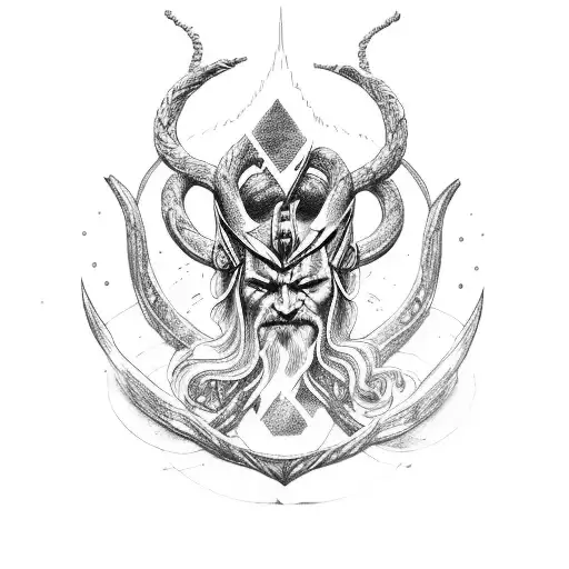 Hacha De Thor Igdrasil Y Dagas De Loki