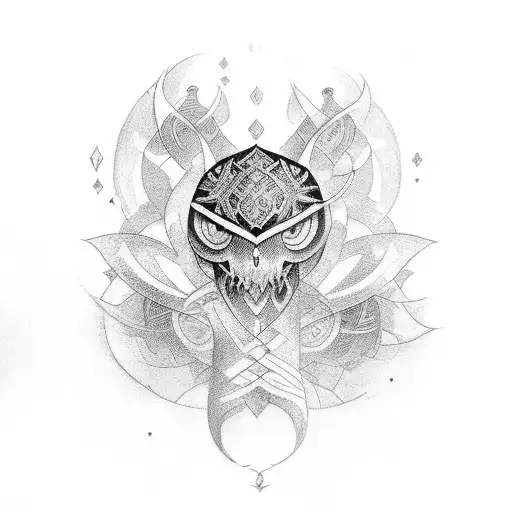 Tattoo Woth Reference To The Word Maa