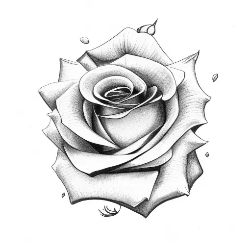 Rose With With Stem In Cursive Writing Saying Brynlee