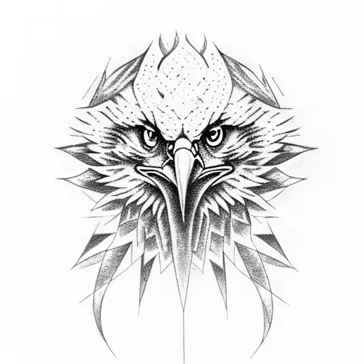 Eagle With Will Of Fire