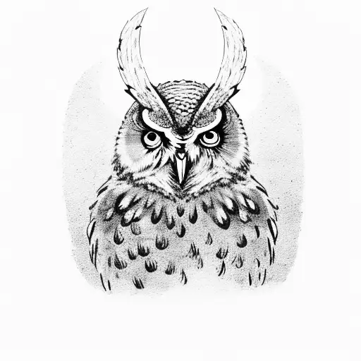 A Viking Killing Owl With Axe