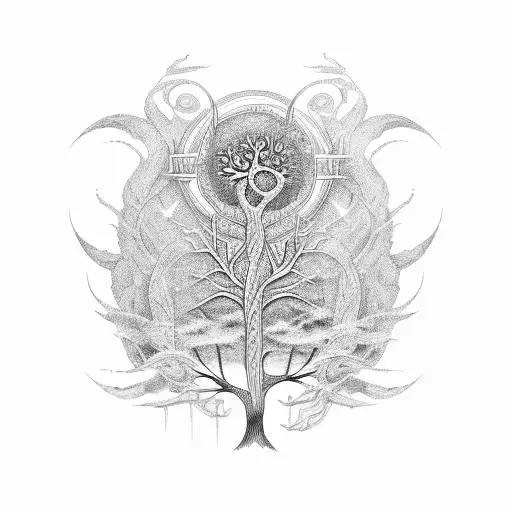 Siren And Tree Of Life