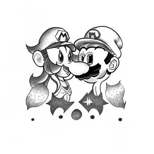 Mario Mother Daughter Cute