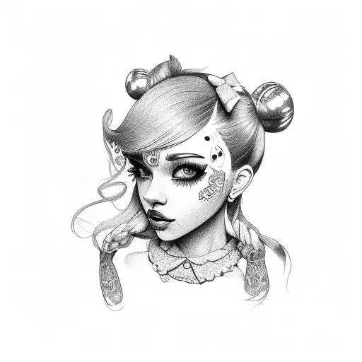 Portrait Of Melanie Martinez