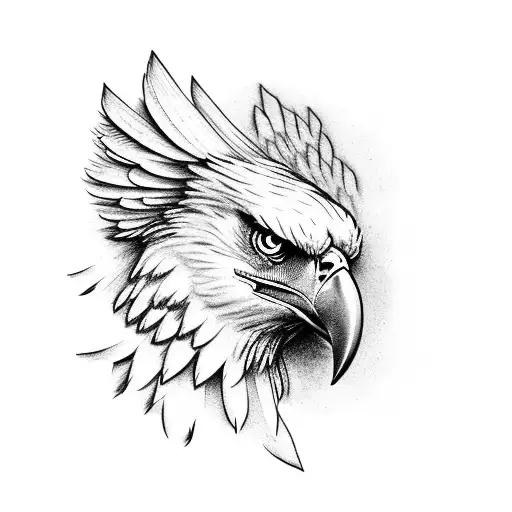 Eagle Wings For Back Of Shoulder